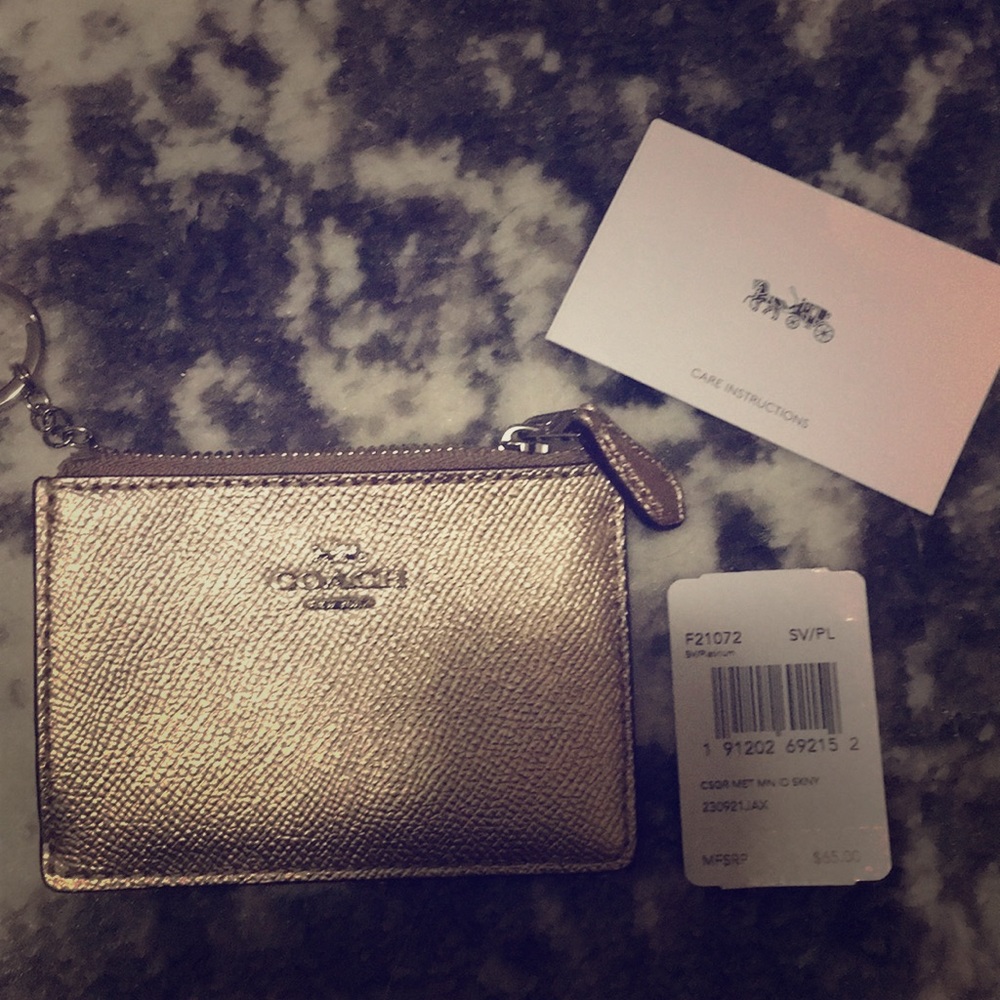 Coach mini wallet